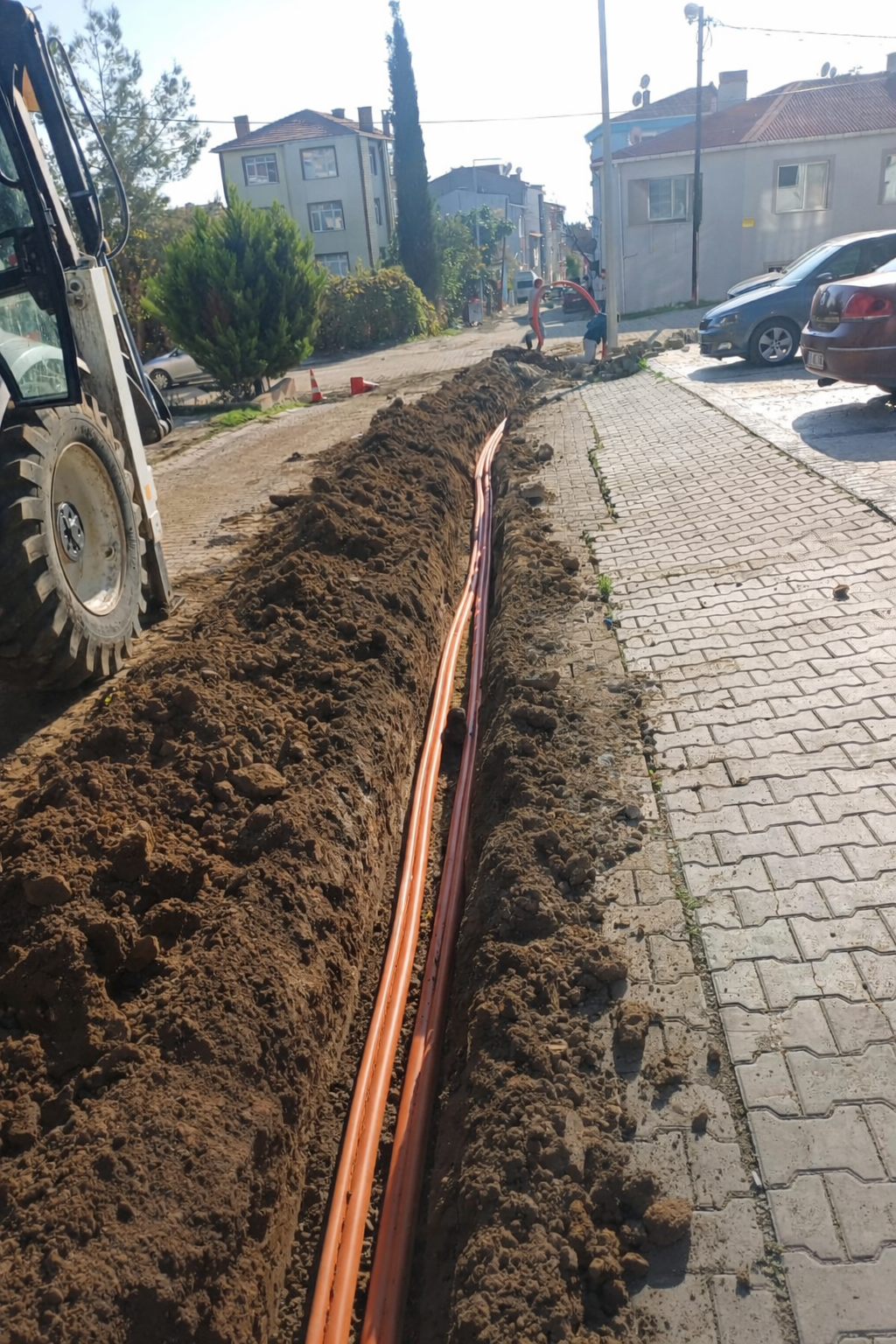 kentsel altyapı çalışması gündüz vakti
